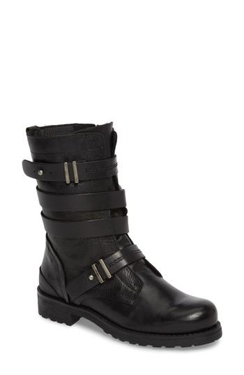 Women's Pajar Latias Waterproof Moto Boot -5.5us / 36eu - Black