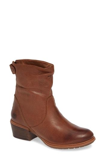 Women's Timberland Sutherlin Bay Water Resistant Bootie M - Brown