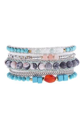 Women's Nakamol Design Multi Stone Cuff Bracelet