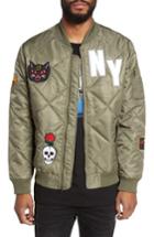 Men's The Rail Quilted Bomber Jacket - Green