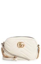 Gucci Gg Marmont 2.0 Matelasse Leather Camera Bag - None