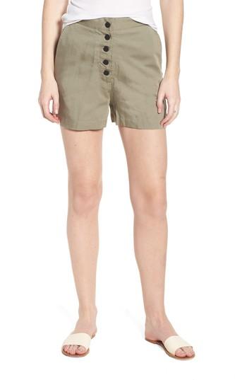 Women's Dl1961 High Waist Shorts - Green