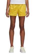 Women's Adidas Originals 3-stripes Shorts - Yellow