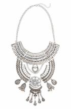 Women's Topshop Crystal Bib Necklace
