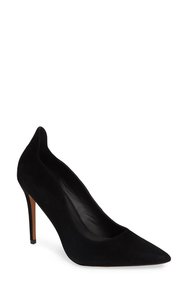 Women's Topshop Sammy Court Pump .5us / 38eu W - Black