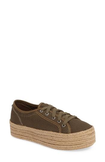 Women's Steve Madden Hampton Platform Sneaker .5 M - Green
