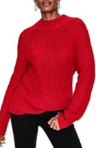 Women's Boden Isabella Shaker Stitch Sweater - Red