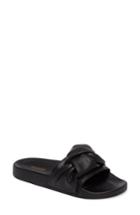 Women's Topshop Harmony Knot Slide Sandal .5us / 37eu - Black