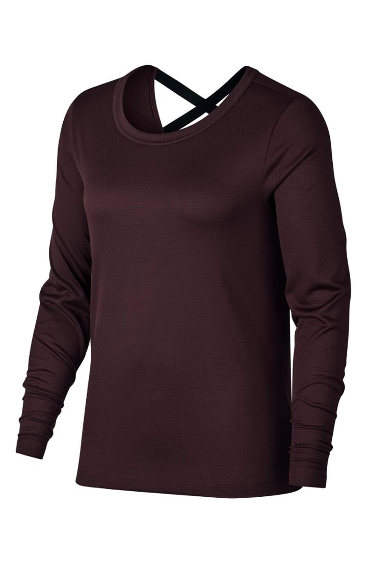 Women's Nike Elastika Top - Burgundy