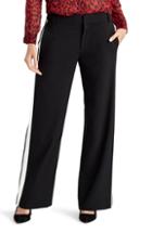 Women's Rachel Roy Collection Braidey Stripe Pants - Black