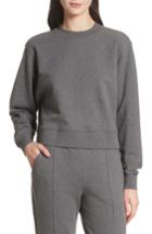 Women's T By Alexander Wang French Terry Tie Back Sweatshirt - Grey
