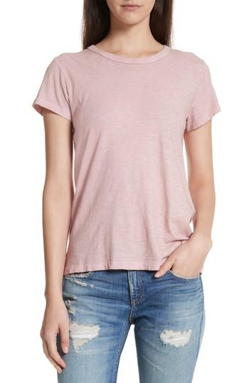Women's Rag & Bone/jean The Tee, Size - Pink