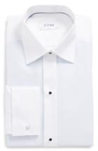 Men's Eton Contemporary Fit Geometric Tuxedo Shirt - Blue