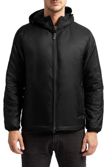 Men's Thermoluxe Arvada Packable Heat System Hooded Jacket - Black