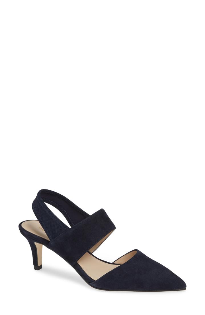 Women's Pelle Moda Keys Slingback Pump M - Blue