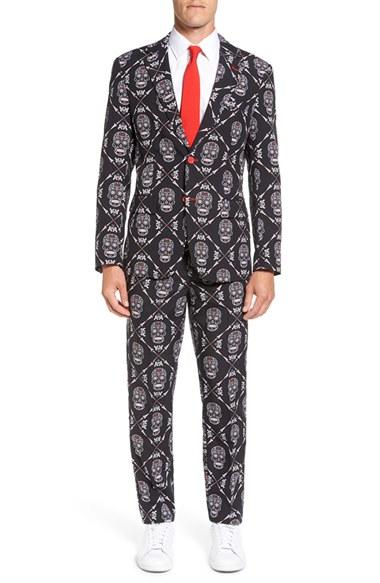 Men's Opposuits 'haunting Hombre' Trim Fit Suit With Tie