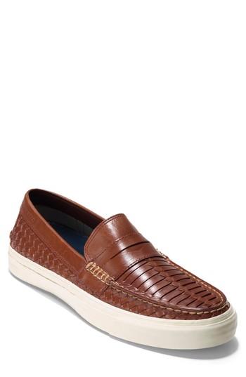 Men's Cole Haan Pinch Weekender Lx Huarache Loafer M - Brown
