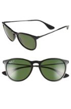 Women's Ray-ban Erika Classic 54mm Sunglasses - Black/ Green