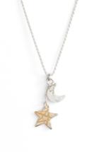 Women's Britt Bolton Moon & Star Pendant Necklace