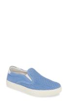 Women's Johnston & Murphy Elaine Woven Slip-on Sneaker .5 M - Blue