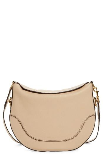 Marc Jacobs Leather Shoulder Bag - Beige