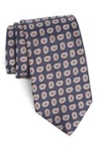 Men's Strong Suit Paisley Silk Tie, Size - Blue