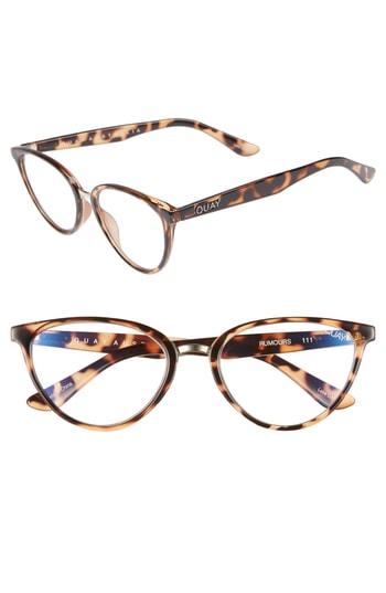 Women's Quay Australia Rumors 57mm Sunglasses - Tortoise Shell
