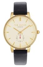 Women's Ted Baker London Olivia Round Leather Strap Watch, 40mm