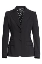 Women's Dolce & Gabbana Two Button Stretch Wool Jacket Us / 44 It - Black