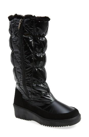 Women's Pajar 'alexandra' Waterproof Boot -7.5us / 38eu - Black