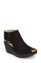 Women's Fly London Yahl Open Toe Platform Wedge