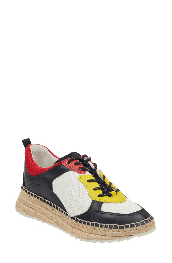Women's Marc Fisher Ltd Janette Espadrille Sneaker M - Black