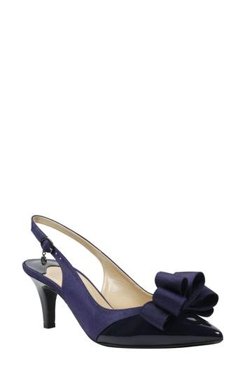 Women's J. Renee Gabino Slingback Pump .5 B - Blue
