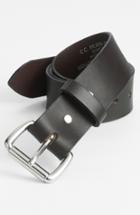 Men's Filson Leather Belt - Brown/stainless Steel
