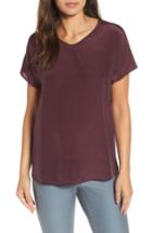 Women's Nic + Zoe Simple Silk Top - Red