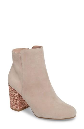 Women's Bp. Kit Half Moon Heel Bootie M - Beige