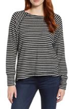 Women's Caslon Cozy Thermal Dolman Top - Black