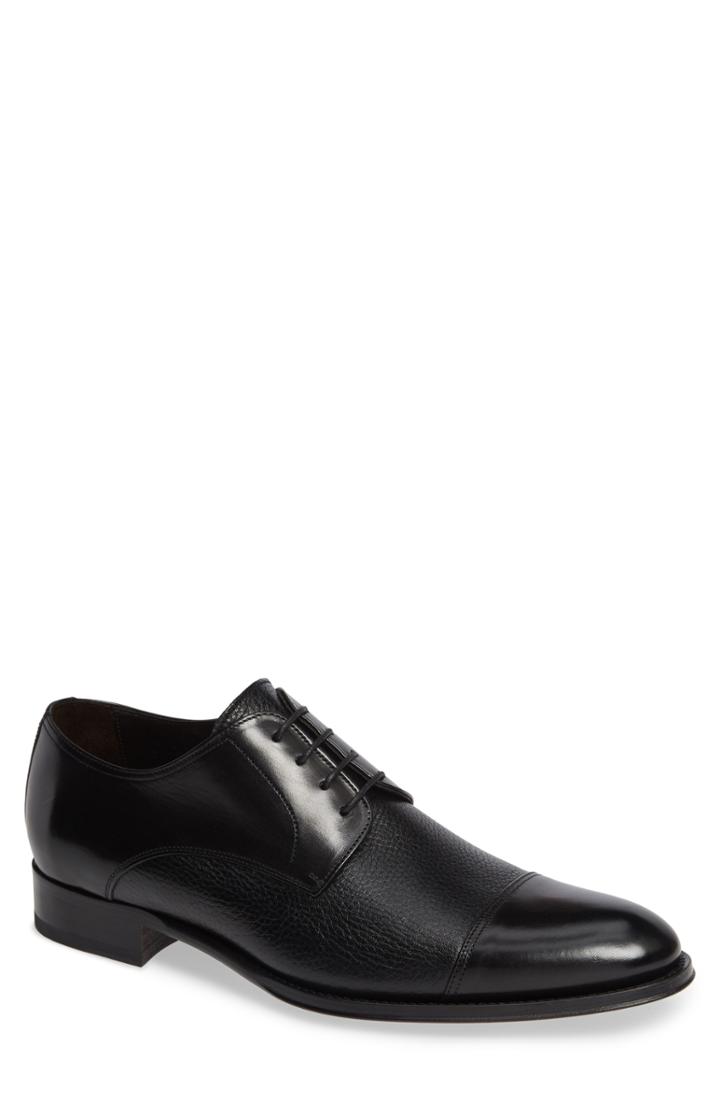 Men's To Boot New York Madrid Cap Toe Derby .5 M - Black