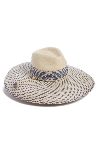 Women's Helen Kaminski Demie Wide Brim Hat - Blue