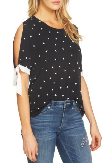 Women's Cece Diamonds Tie Sleeve Top