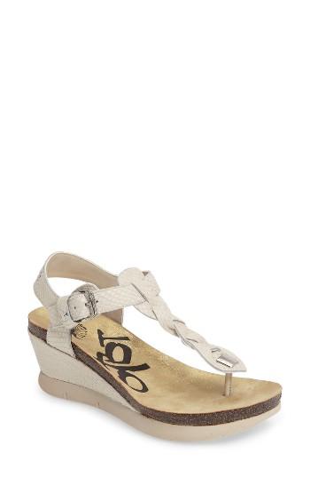 Women's Otbt 'graceville' Platform Wedge Sandal .5 M - Ivory