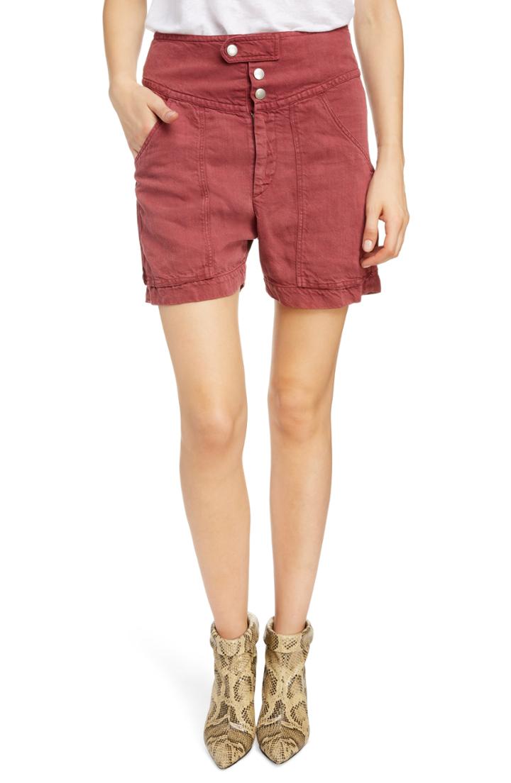 Women's Isabel Marant Etoile Lainey Shorts Us / 34 Fr - Red