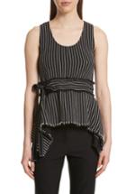 Women's Derek Lam 10 Crosby Tie Waist Tank - Black