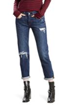 Women's Levi's 501 Ripped Taper Jeans X 28 - Blue