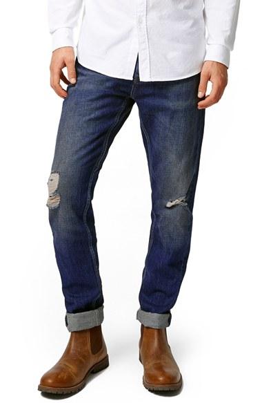 Men's Topman Ripped Slim Fit Jeans