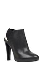 Women's Nine West Burke Heel Strap Bootie .5 M - Black