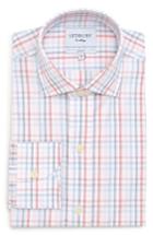Men's Ledbury Pelton Slim Fit Check Dress Shirt .5 - Red