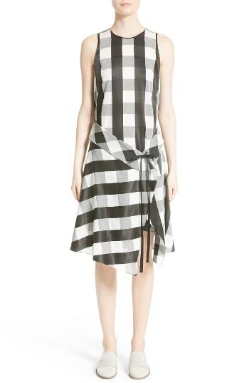 Women's Rag & Bone Brighton Asymmetrical Dress, Size - Black