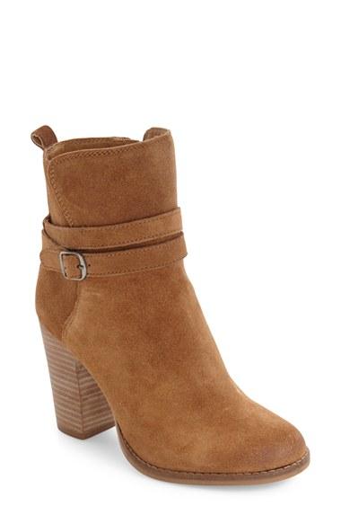 Women's Lucky Brand Latonya Belted Bootie .5 M - Brown