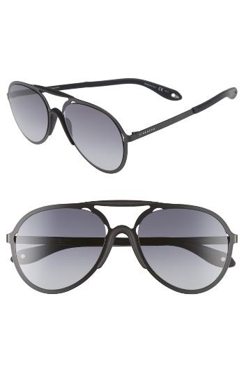 Men's Givenchy 57mm Aviator Sunglasses -